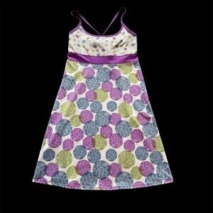 Athletic sporty Lola pastel geometric dress with built in sports bra